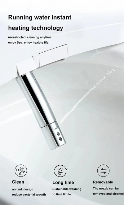 2025 Smart Toilet Luxury Automatic Flush Intelligent No water pressure limit Bowls Rimless Water Closet Wc Toilet Remote Control