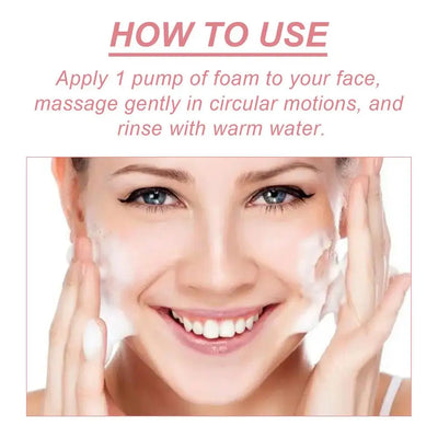 Facial foaming Cleanser Deeply Cleansing Oil Control Moisturizing Blackhead Removal Skin Care Face Wash Foam Cleanser