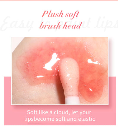 Crystal Jelly Moisturizing Lip Oil Set Plumping Lip Gloss Makeup Sexy Plump Lip Glow Oil Tinted Lip Plumper Set