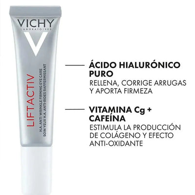 Vichy Active Face Shaping Eyes Cream Rejuvenate Firming Skin Herbal Anti-wrinkle Anti Dark Circle Fade Fine Line Eye Care