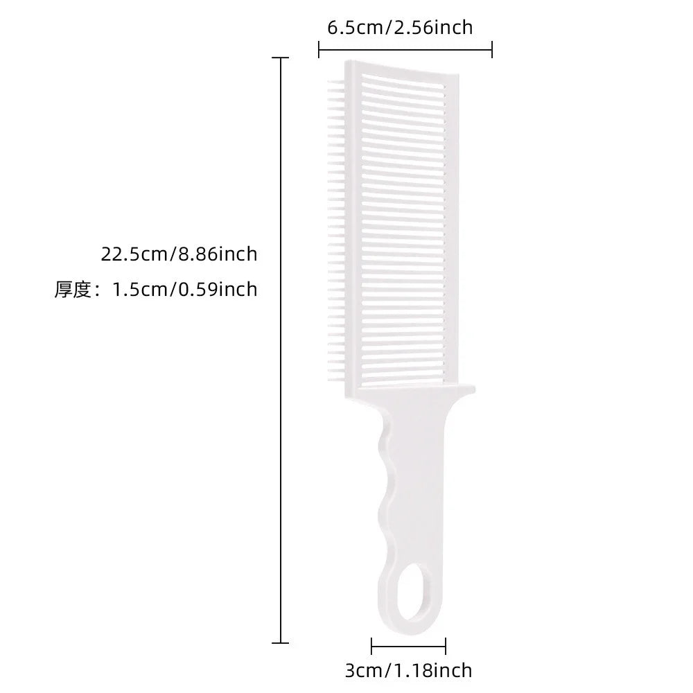 Barber Flat Topper Fading Comb Guide Professional Hair Styling Comb Heat-resistant Hair Cutting Clippers Salon Hairdresser Tools