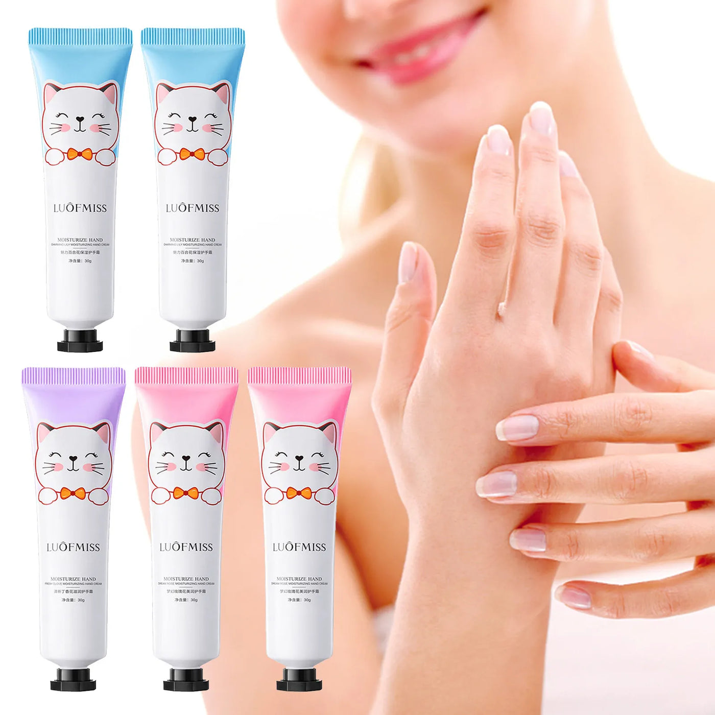 Hand Cream Gift Sets For Women Hand Cream Hand Cream Collection Hand Cream Set For Dry Hands Pack Of 5 Hand Lotion Travel Size