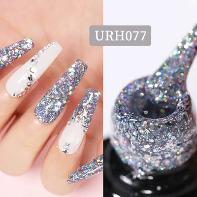 UR SUGAR 7ml Nude Pink Color Nail Gel Polish Semi Permanent Soak Off UV DIY Nail Art Gel Long Lasting Design Manicure Supplies