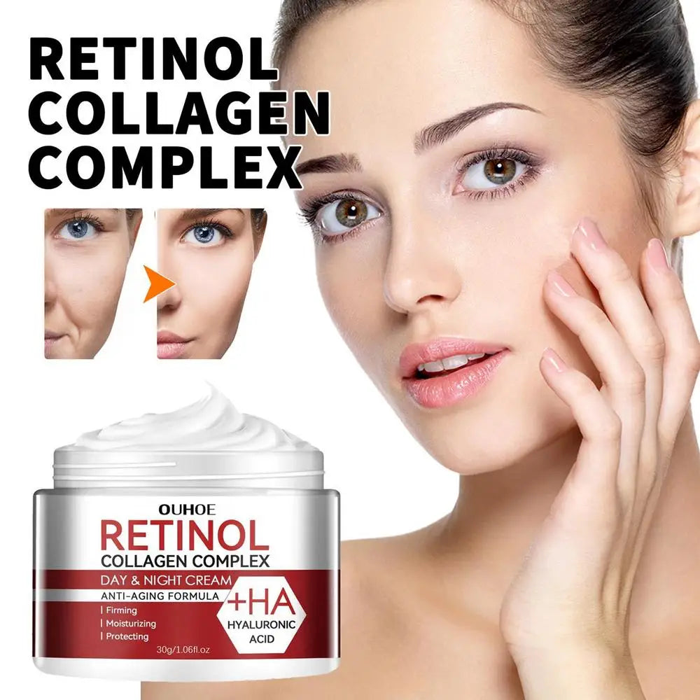 1pcs 30g Retinols Facial Skin Care Face Cream Eye Serum Firming Lifting Anti-Aging Reduce Wrinkle Fine Lines