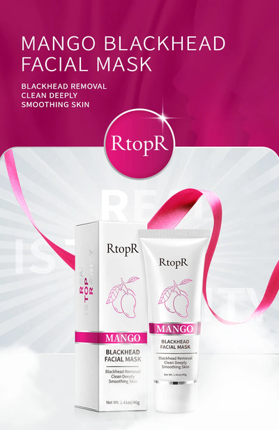 Mango Blackhead Remover Acne Treatment Nose Oil-control Mud Pore Strip Mask Whitening Cream Peel off Mask Nose Peel Skin Care