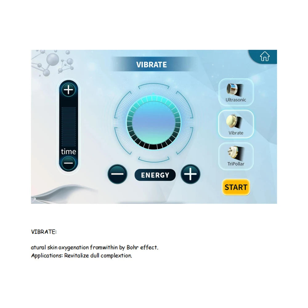 Professional CO2 Oxygen Facial Device Skincare Bubble Machine Hydro Dermabrasion 3 In 1 Facial Electric Massager Skin Cleansing