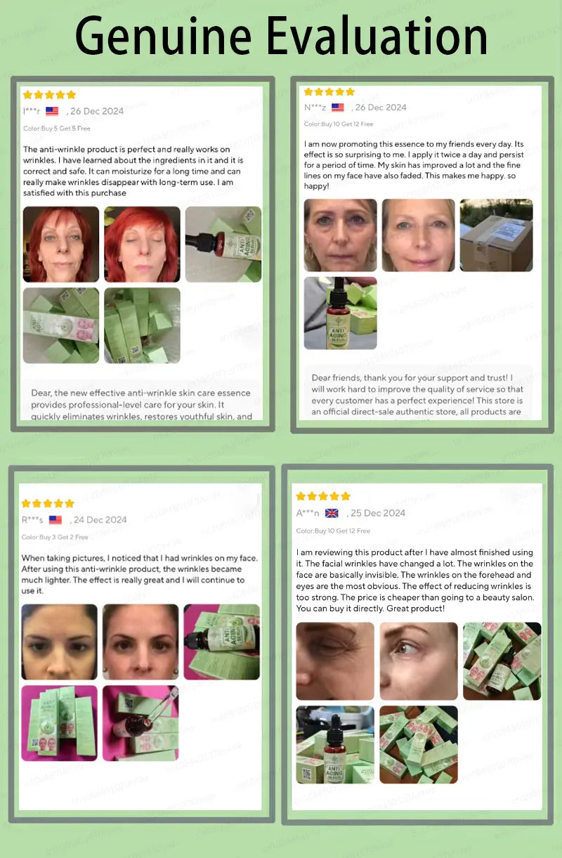 20 years younger，100% wrinkles disappear