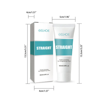 Keratin Correction Straight Hair Cream Repair Damag Hair Improve Hair Quality Soften Hair Prevent Dry Frizzy Hair Care Product