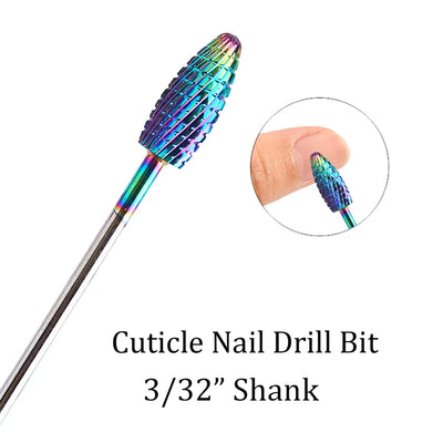 1pc Tungsten Carbide Nail Drill Bit Cutter For Manicure Machine Carbide Electric Nail Drill Milling Cutter For Nail Accessories