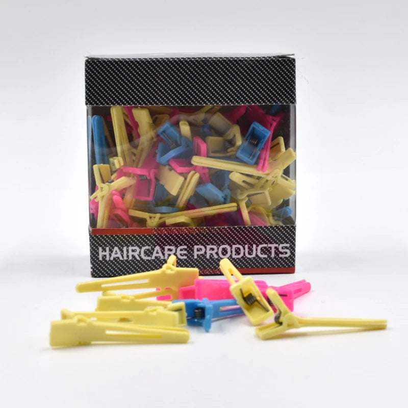 Boxed Hairdresser Hair Clips Curl Styling Perm Positioning Clip Cold Hot Positioning Hot Clip Partition Clamp Styling Tools