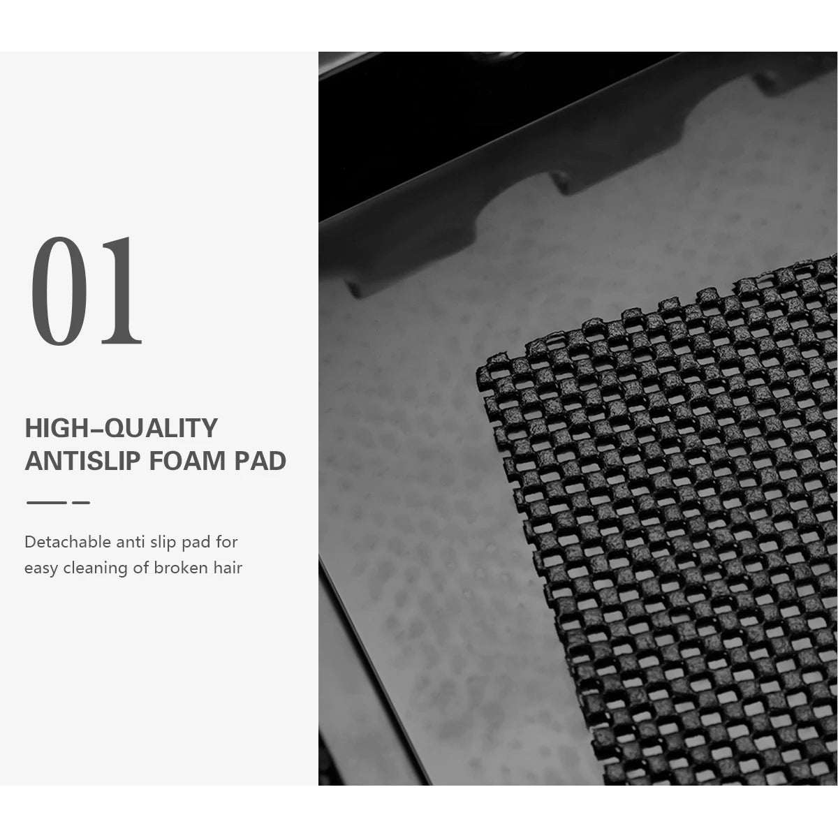 Barber Tray Holder Multifunctional Anti Slip Detachable Hair Comb Scissors Rack Hairdressing Tools Box Barbershop Accessories