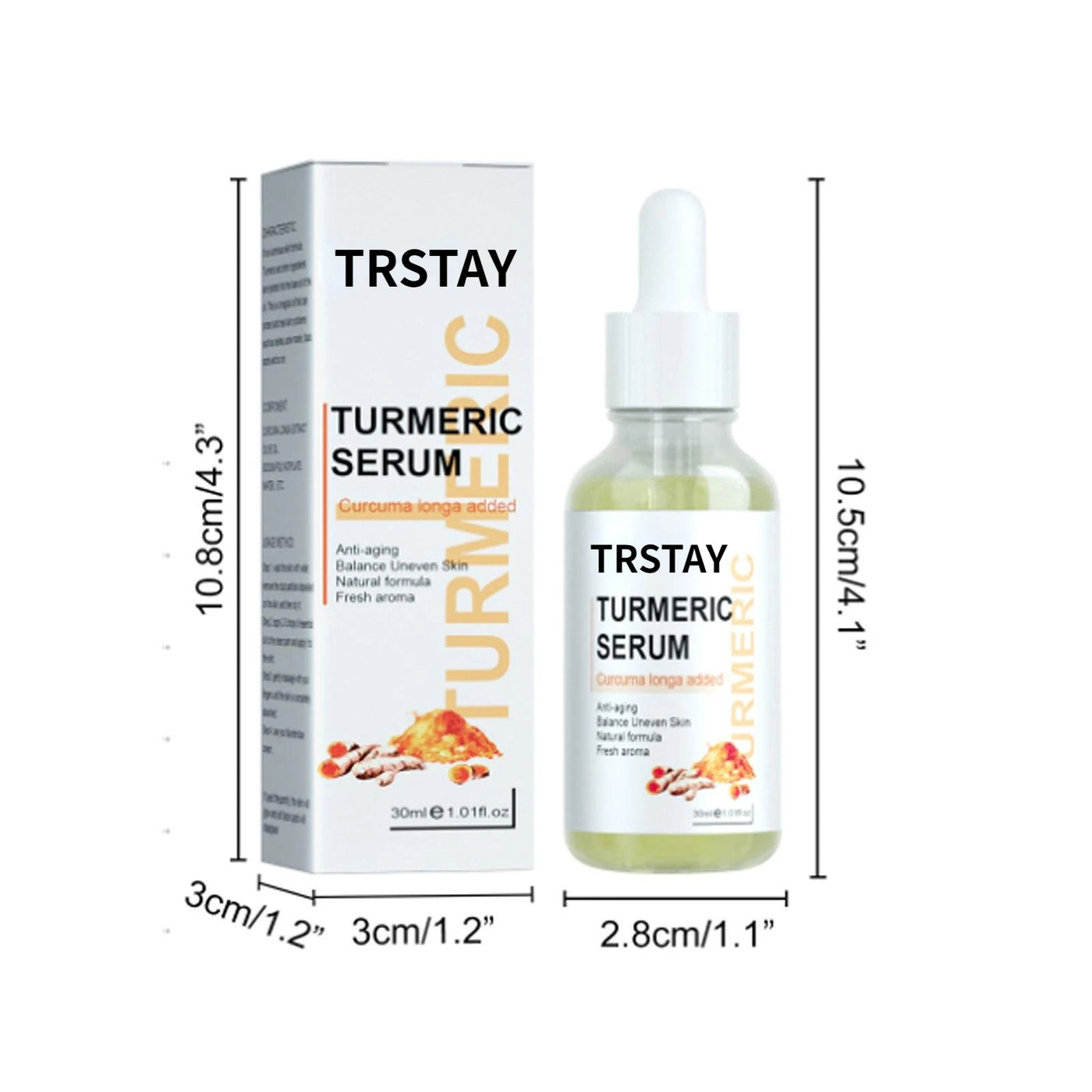 Ginger Turmeric Face Essence Oil Black Spots Remove Repair Aging Whitening Serum Skin Removal Moisturizing Wrinkles Oil Ant