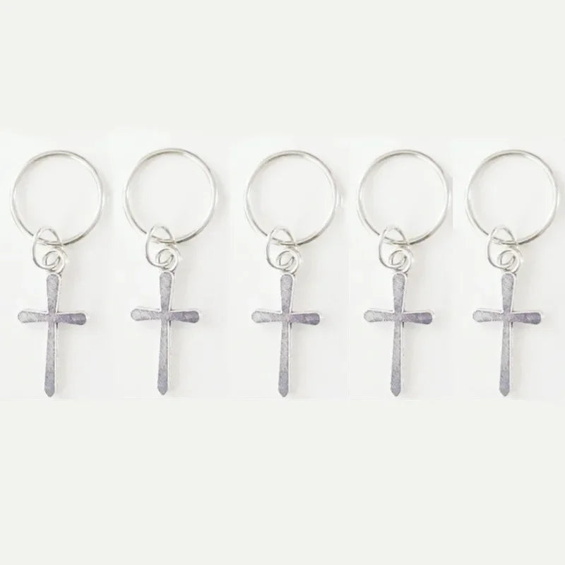 5pcs/bag Hair Braid Bead Butterfly Dreadlock Beads Ring Braiding Hair Sparkly Hair Styling Tool Bohemian Braid Hairs Accessories