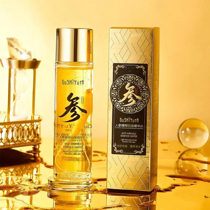 NEW 100ml/120ml Gold Ginseng Face Essence Polypeptide Anti-wrinkle Lightning Moisturizing Facial Serum Skin Care Products