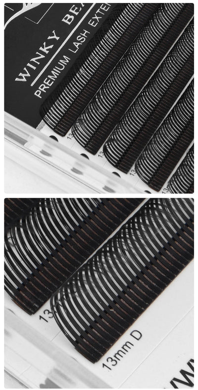 winky beauty 5D Flora Lashes 0.07mm Easy Fan Eyelash Extensions Wholesales Premade Volume 12 Rows Natural Soft Lashes