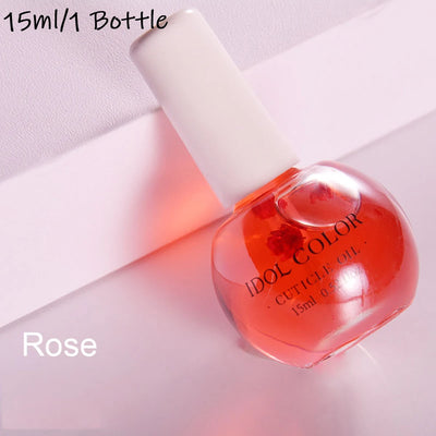 15ml/1 Bottle Dried Flowers Softener Nutritional Cuticle Oil 8Color Cuticle Oil Multi Fragrance Nail Edge Care Nail Art Tool*