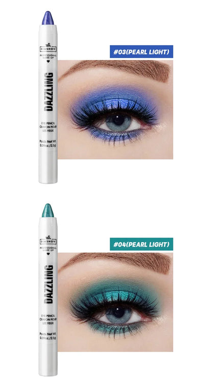 Highlighter Eyeshadow Pencil Waterproof Glitter Matte Nude Eye Shadow Lying Silkworm Makeup Pigment Cosmetics White Eyeliner Pen