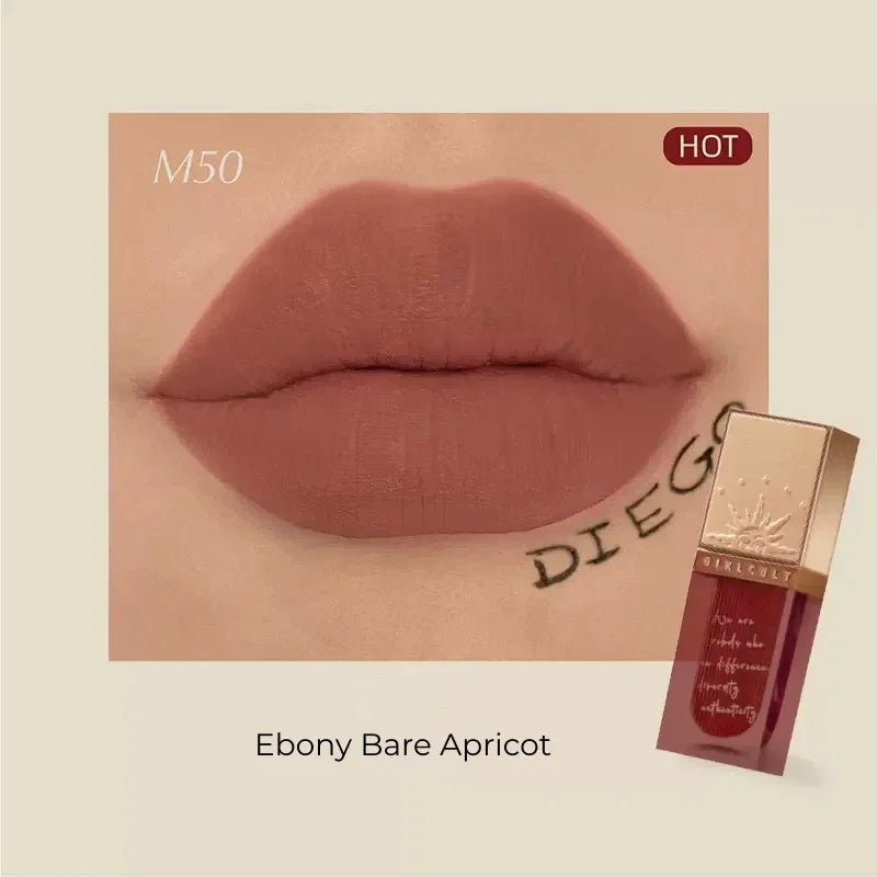 Girlcult Lipstick Lip Cream Non-Stick Lip Glaze Liquid Lipstick Lipgloss Matte  Long Lasting Makeup Cosmetics Rare Makrup Beauty