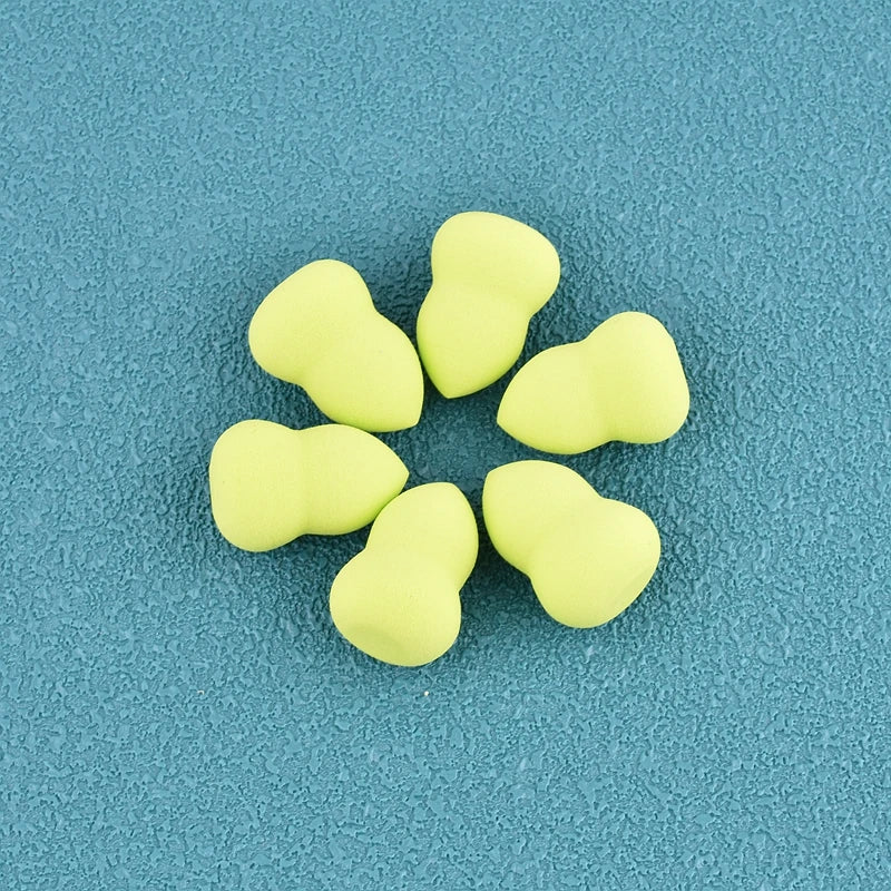 6/30/100Pcs Mini Makeup Sponge Soft Cute Face Beauty Egg Cosmetic Powder Puff for Foundation Cream Concealer Makeup Blender Tool