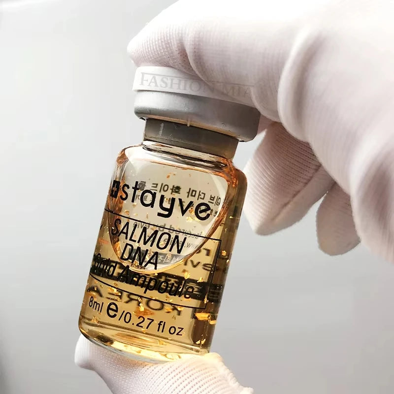 8ml Salmon DNA Gold Ampoule Skin Booster Serum Stayve BB Cream Glow Beginner Starter Kit Korea Face Skin Care Essence Foundation