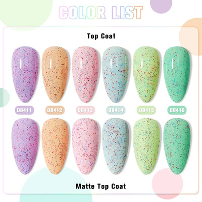 Mtssii 6ml Nail Gel Jelly Eggshell Gel Nail Polish Transparent Gel Soak Off Nail Art Gel UV LED Varnish
