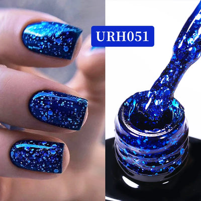 UR SUGAR 7ml Nude Pink Color Nail Gel Polish Semi Permanent Soak Off UV DIY Nail Art Gel Long Lasting Design Manicure Supplies