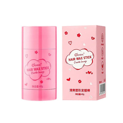 O’CHEAL 40g Hair Wax Stick Hair Artifact Finishing Broken Hair Cream Hair Spray Fix Wax Anti-frizz Body Cream Stick Wax Stick