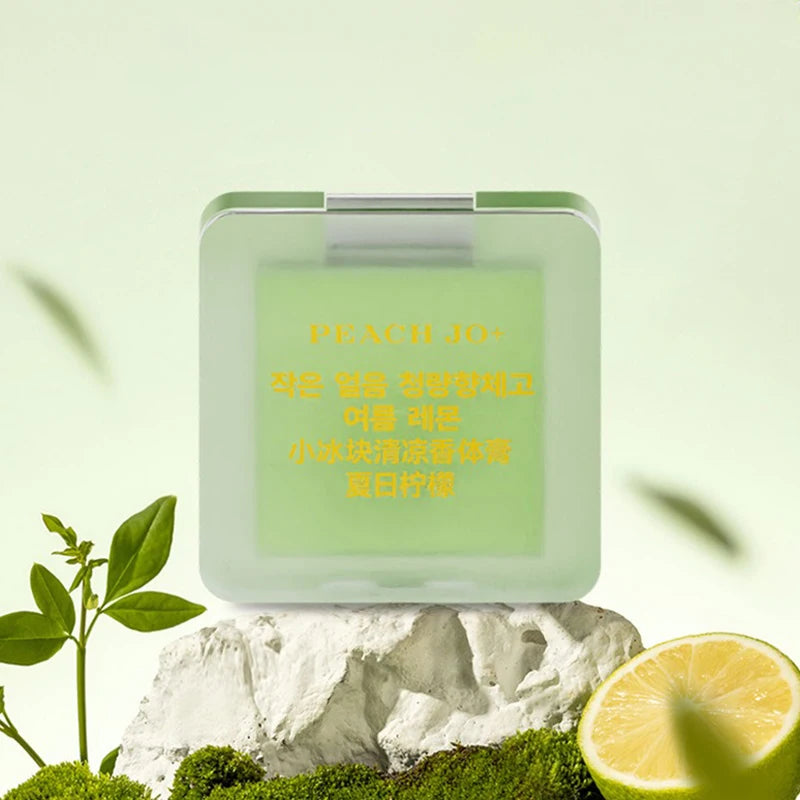 Small Ice Cube Solid Perfume Refreshing and Fragrant Lasting Deodorants Eliminate The Odor Lasting Balm Fruit Tea Fragrant Paste