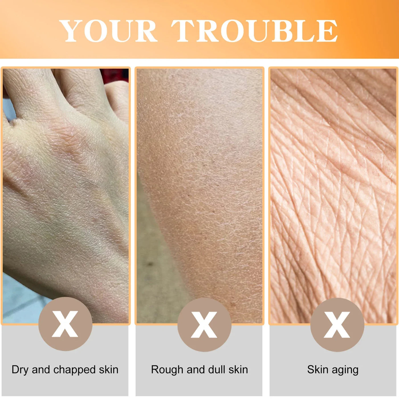 100ML Whitening Cream Turmeric Body Lotion After-Sun Repair Moisturizing Smoothing Skin Lightening Cream for Dark Skin