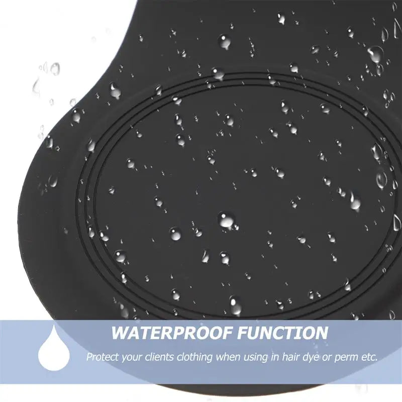 Silicone hair Cutting Collar Hair Dyeing Shawls Hairdressing Cape Neck Wrap Guard Haircut Shoulder Pad Scarf Random Style