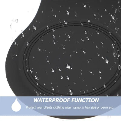 Silicone hair Cutting Collar Hair Dyeing Shawls Hairdressing Cape Neck Wrap Guard Haircut Shoulder Pad Scarf Random Style