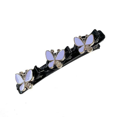 Double Layer Braided Hairpin Broken Hair Fixed Clip Women Girls Korean Fashion Hairpin Headband Hairpin Lazy Styling Accessories