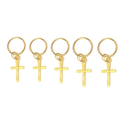 5pcs/bag Hair Braid Bead Butterfly Dreadlock Beads Ring Braiding Hair Sparkly Hair Styling Tool Bohemian Braid Hairs Accessories