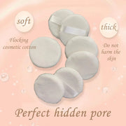 7PCS Portable and Practical High-grade White round Powder Puff for Base and Fixing Makeup
