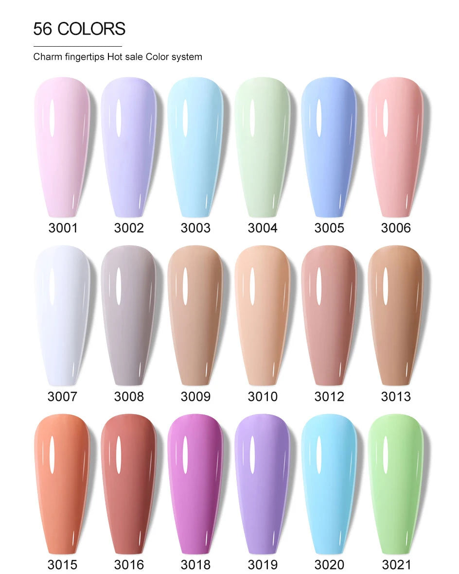 Clou Beaute Nail Gel Polish Kit 15ml Soak Off UVLED Nails Varnish Semi Permanent Nail Art Gels Lacquer Top Base Coat Gel Lacquer