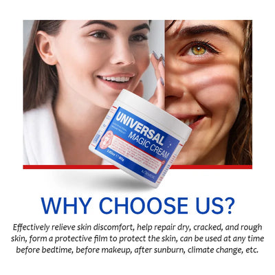 80g Universal Magic Cream Facial Care Moisturizing Face Cream Skin Repair and Smooth and Soft The Skin