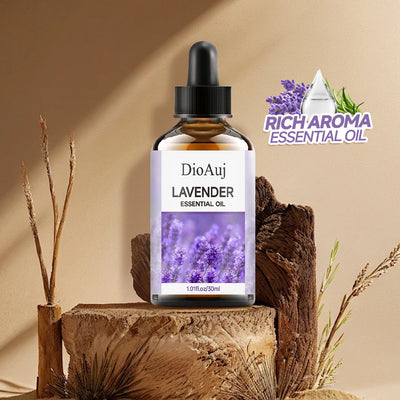 30ml/1.01fl.oz  LAVENDER Essential Oil  for Humidifier, Facial, Skin Care, Aromatherapy, Hair Care, Scalp and Body Massage