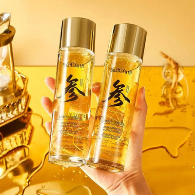 NEW 100ml/120ml Gold Ginseng Face Essence Polypeptide Anti-wrinkle Lightning Moisturizing Facial Serum Skin Care Products
