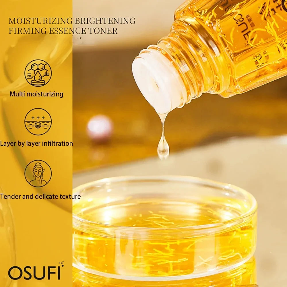 OSUFI Collagen Essence Lotion Face Toner Brightning Moisturizing Repairing Serum Anti Aging Lifting Smoothes Wrinkles Skin Care