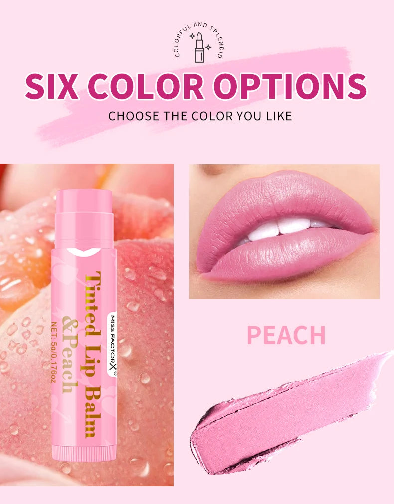 6 pieces/box, 6 flavors, nourishing and moisturizing dry lips, lipstick, lipstick gift set, the best choice for women's gifts