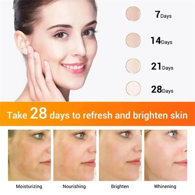 Vitamin C Whitening Serum Remove Freckles Dark Spots Face Essence Fade Melasma Melanin Brighten Repair Dull Skin Care Cosmetics