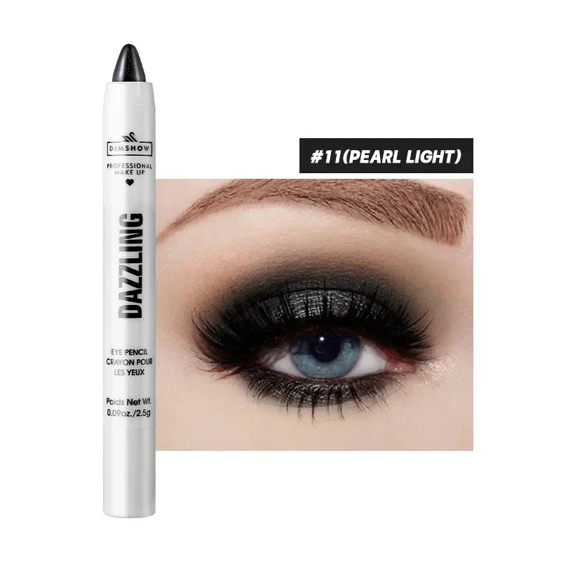 Highlighter Eyeshadow Pencil Waterproof Glitter Matte Nude Eye Shadow Lying Silkworm Makeup Pigment Cosmetics White Eyeliner Pen