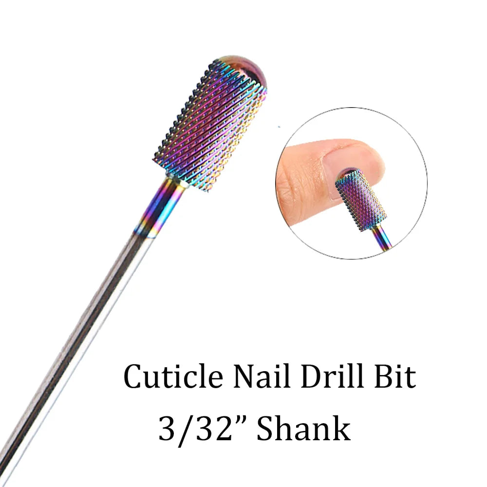 1pc Tungsten Carbide Nail Drill Bit Cutter For Manicure Machine Carbide Electric Nail Drill Milling Cutter For Nail Accessories