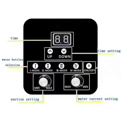 2 In 1 Oxygen Spray Water Facial Machine Dermabrasion Hydro Machine For Deep Cleansing Face