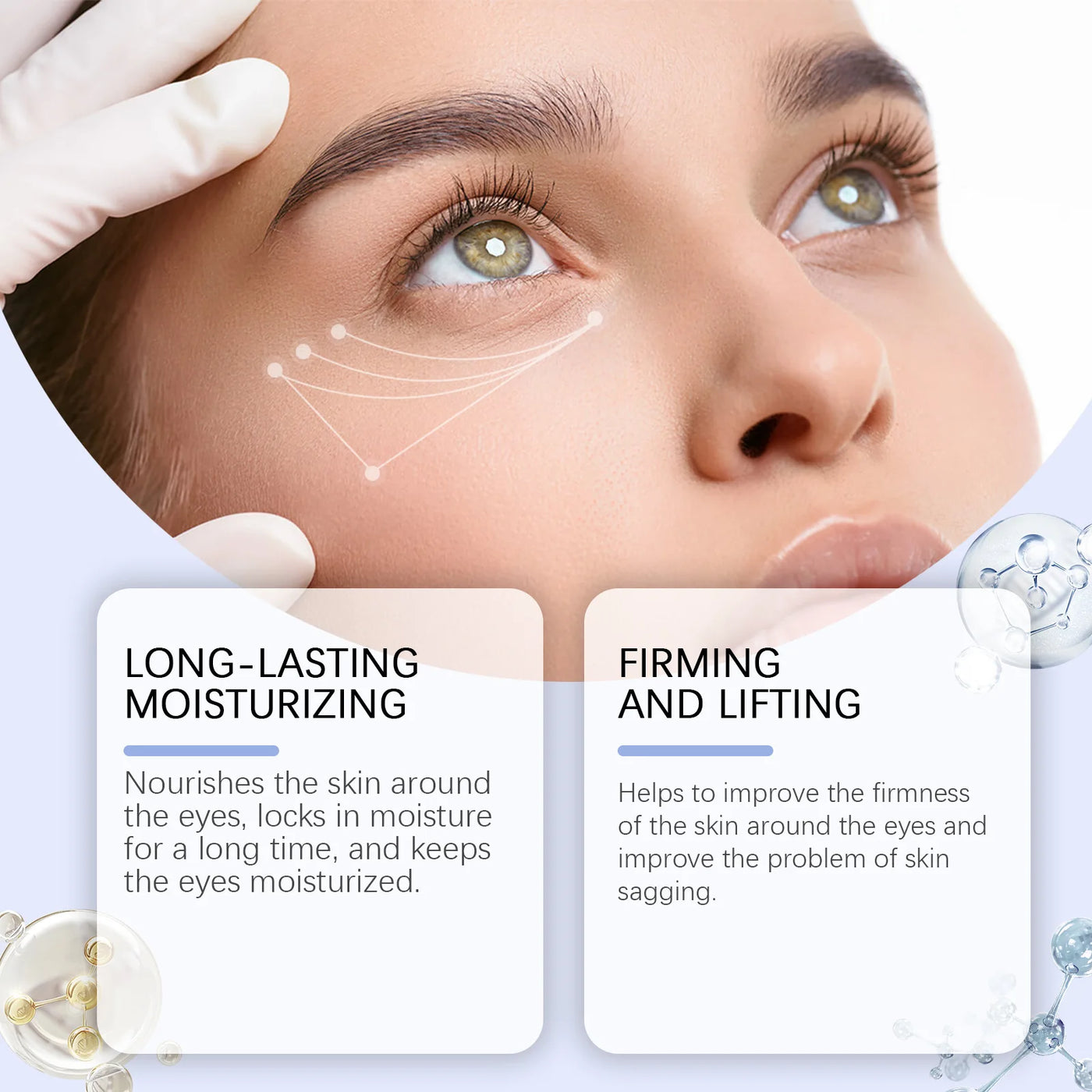 Firming Eye Cream Eye Bag Removal Fade Fine Lines Lightening Dark Circles Moisturizing Brighten Tallow Anti Puffiness Eye Cream