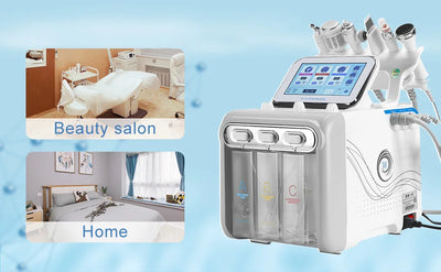 6 in1 Hydro Water Oxygen Jet Peel Machine Oxy Spray Facial Machine Cleaning RF Lifting Dermabrasion Skin Care Beauty Device Spa