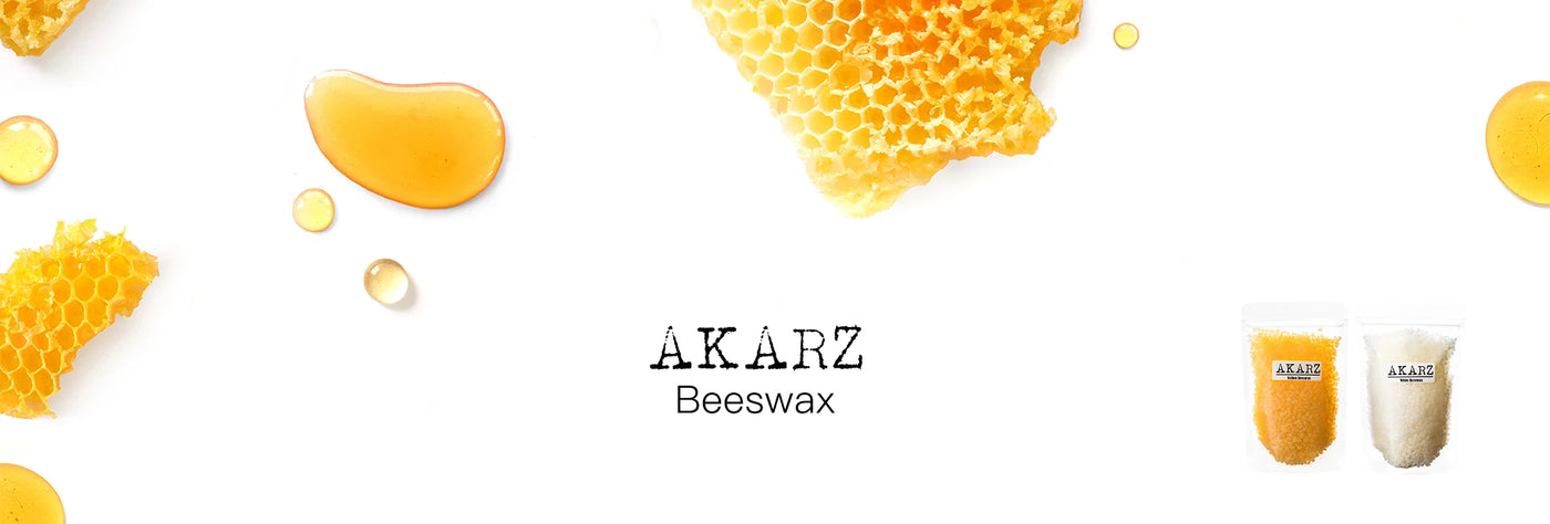 AKARZ 100% Organic Natural Pure Yellow Beeswax Pellet Honey Cosmetic Grade Lipstick Soap Skin Care DIY Raw Material
