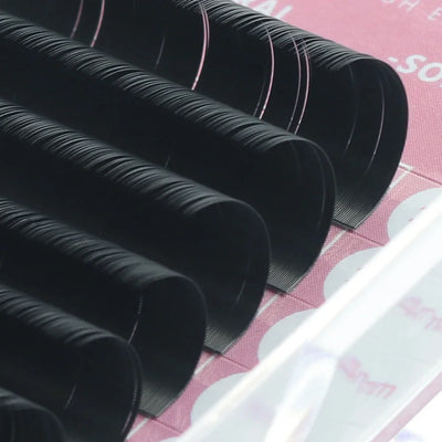 ANNAFRIS 8-25mm Mixed Length Individual Mink Eyelash Extension Supplies Natural Matte Black Soft Russian Volume Lashes Maquiagem