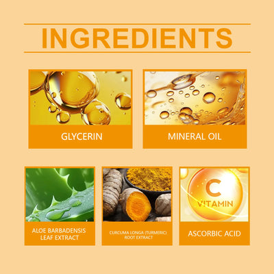 Turmeric Facial Essence Oil Nourishing Brightening Fade Dark Spot Skin Care Smoothing Firming Glowing Complexion Moisturizing