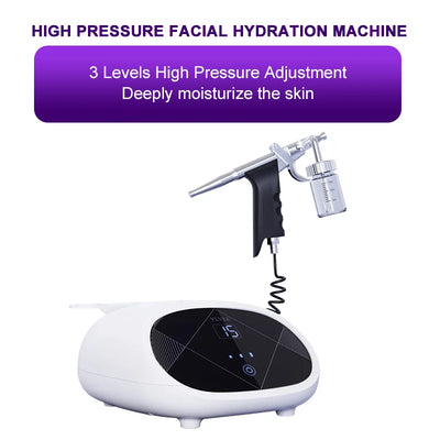 VLVEE Professional Face hydration device 3 Gears High Pressure adjustment Moisturize the skin Desktop handheld spray gun HomeUse